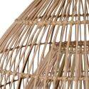 Suspension ronde en rotin naturel