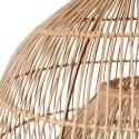 Suspension ronde en rotin naturel