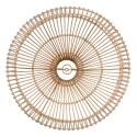Suspension ronde en rotin naturel