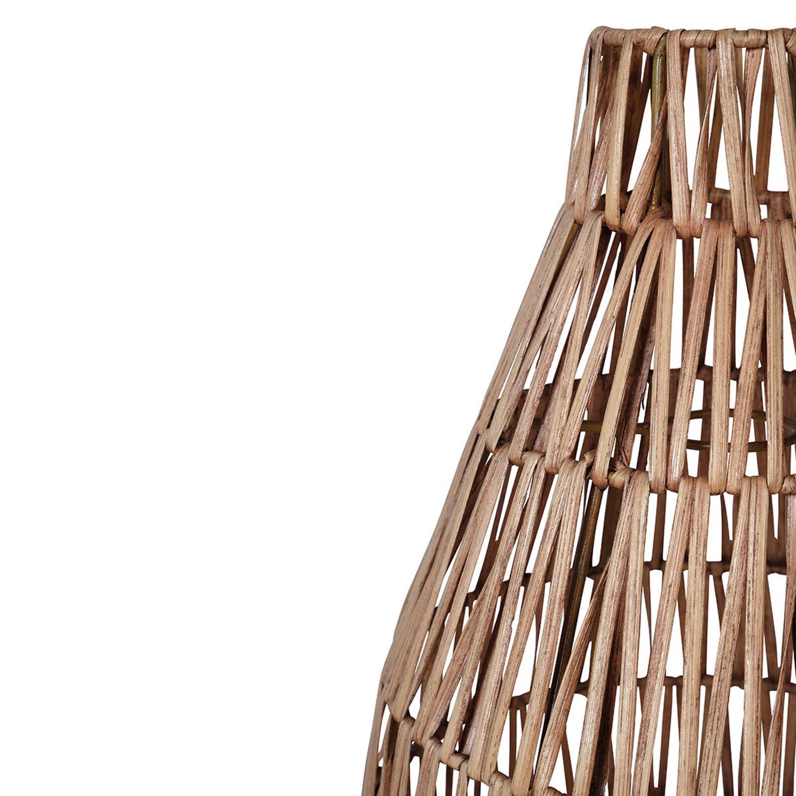 Suspension tissée en rotin naturel