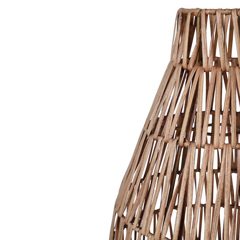 Suspension tissée en rotin naturel