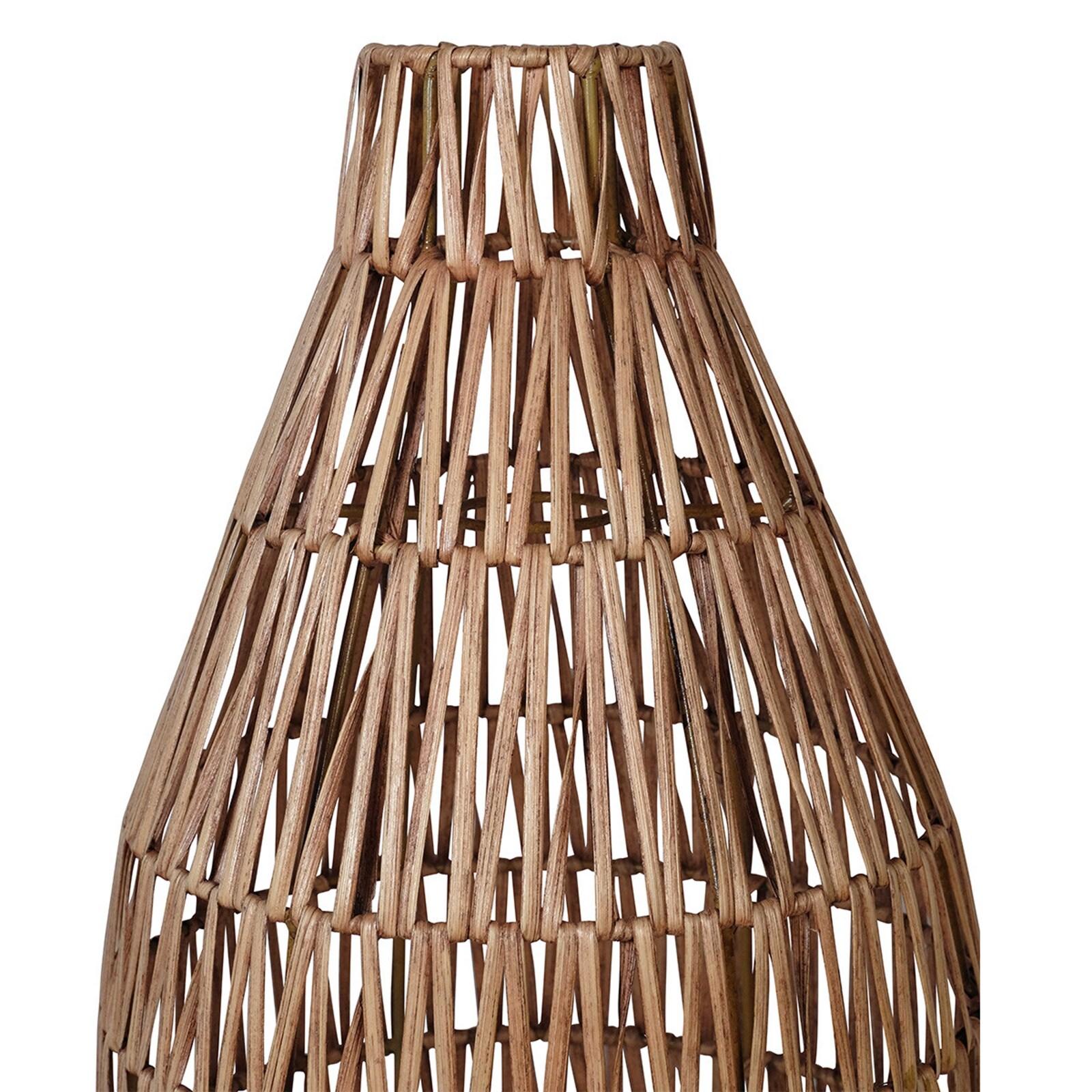 Suspension tissée en rotin naturel