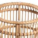 Table d'appoint ronde en rotin naturel