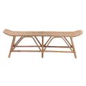 Banc en rotin naturel