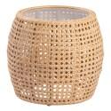 Table d'appoint ronde en cannage