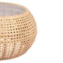 Table basse en cannage