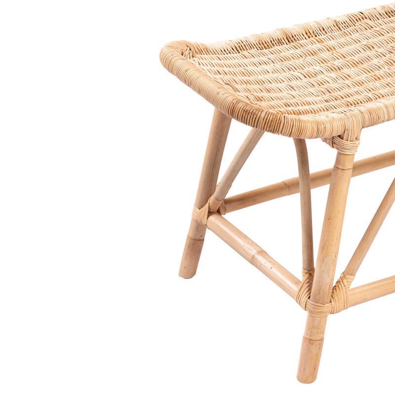 Banc en rotin naturel