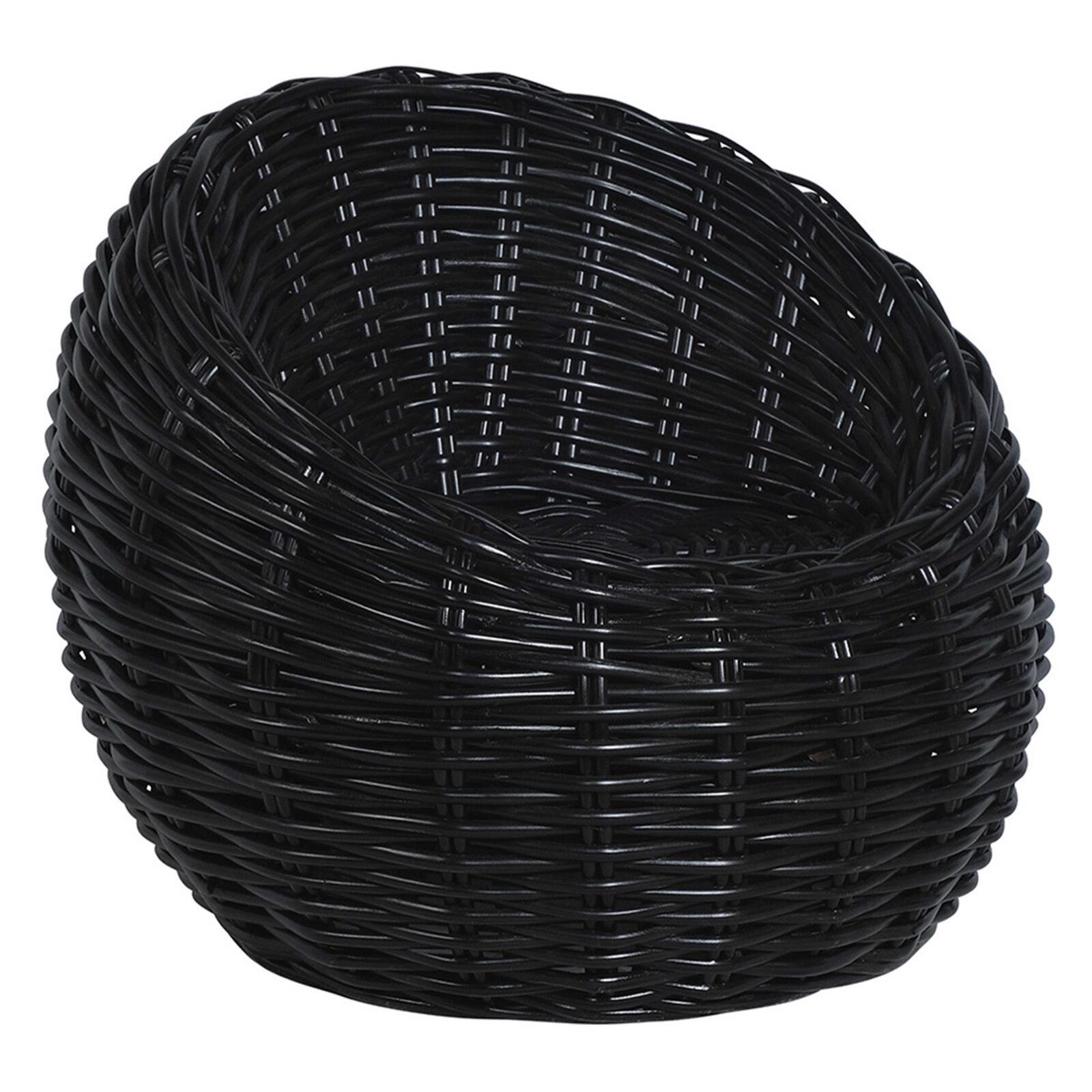 Fauteuil œuf tressé en osier et rotin naturel