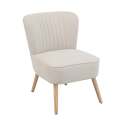 Lot de 2 fauteuils crapaud en tissu