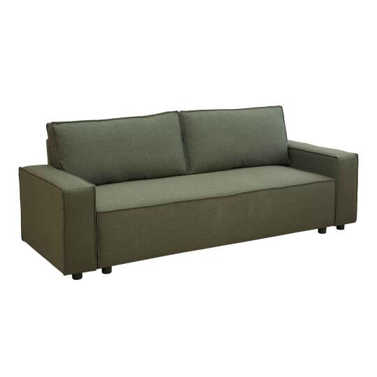 Canapé convertible 3 places en tissu | Oviala