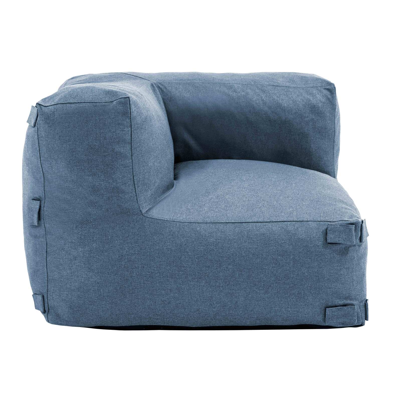 Fauteuil d'angle pour salon de jardin modulable