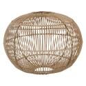 Abat-jour en rotin naturel tressé