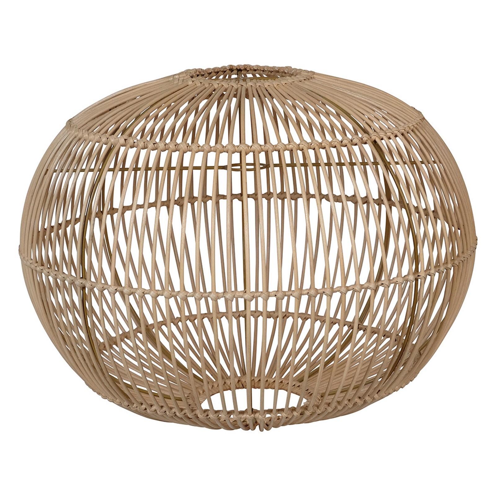 Abat-jour en rotin naturel tressé Abat-jour en rotin naturel tressé