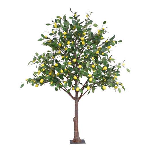 Citronnier artificiel premium hauteur 200 cm | Oviala