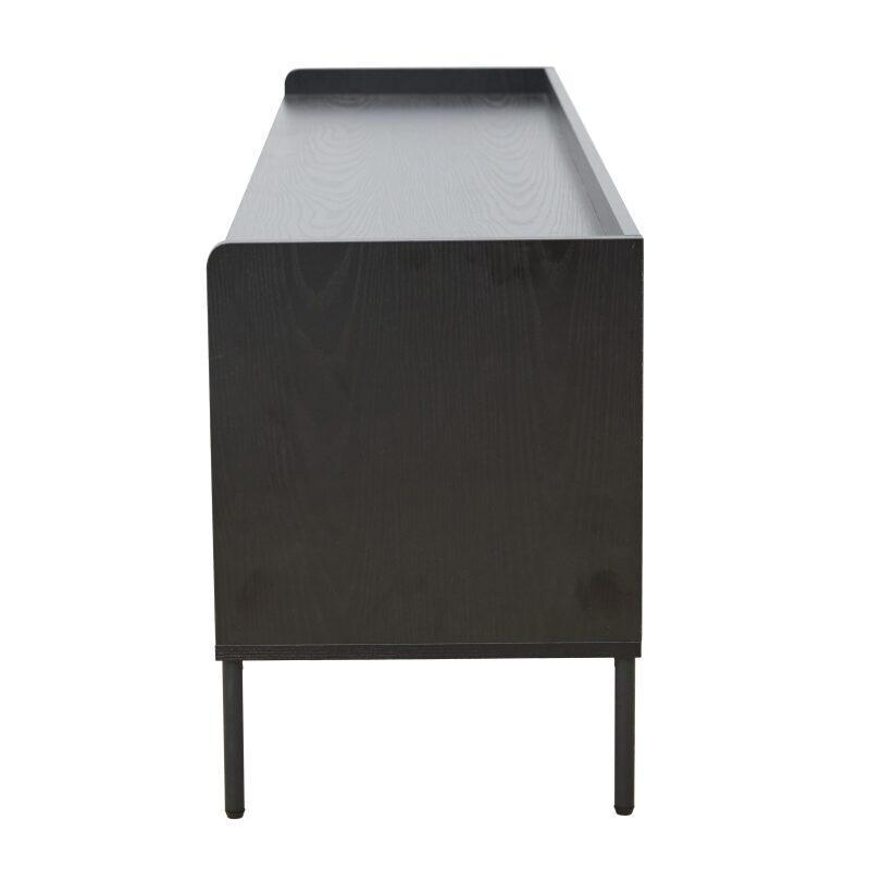 Meuble TV en acier et MDF décor mélaminé 150 cm (4/5)