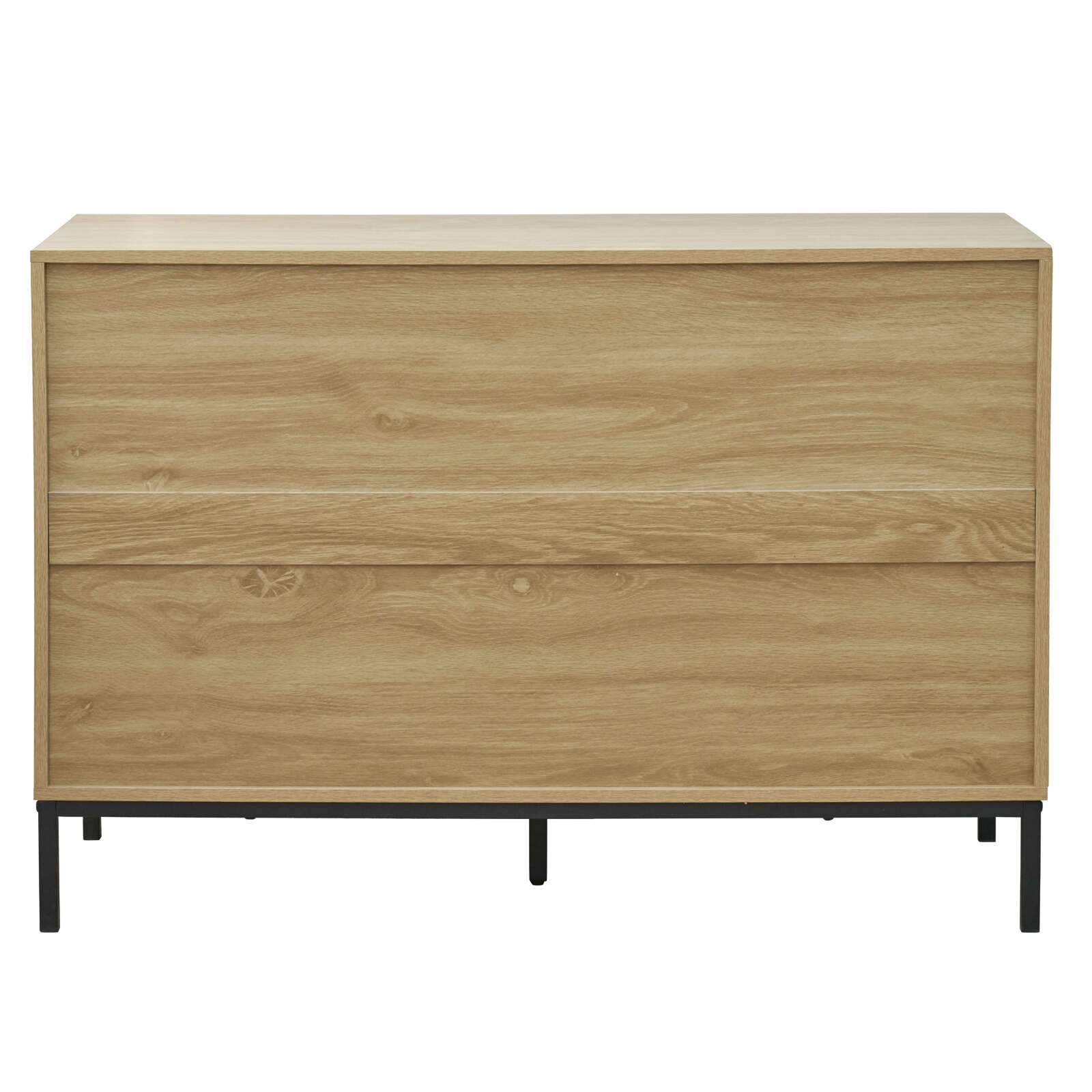 Commode à 6 tiroirs en MDF décor mélaminé 112 cm