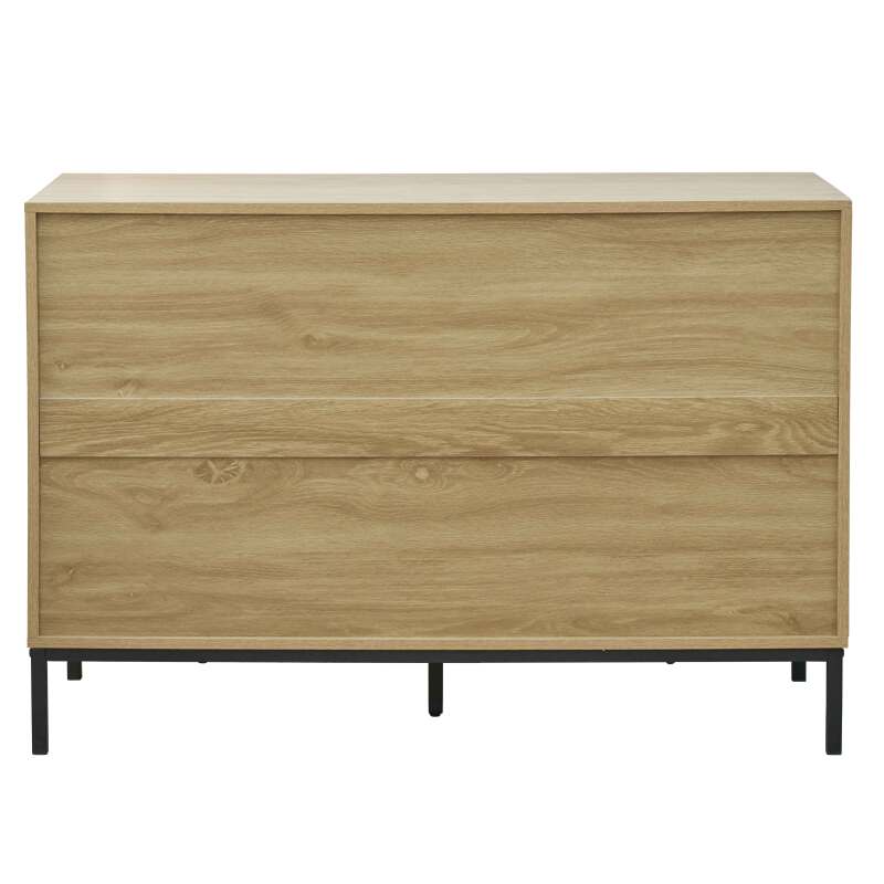 Commode à 6 tiroirs en MDF décor mélaminé 112 cm (3/7)