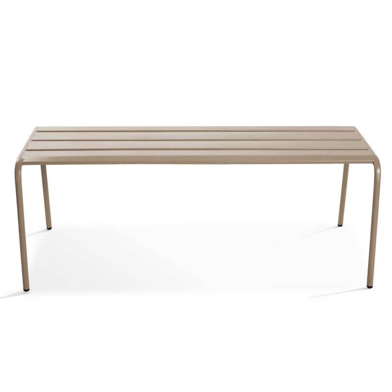 Banc de jardin en acier thermolaqué