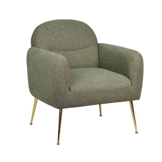 Fauteuil relax en tissu et métal | Oviala