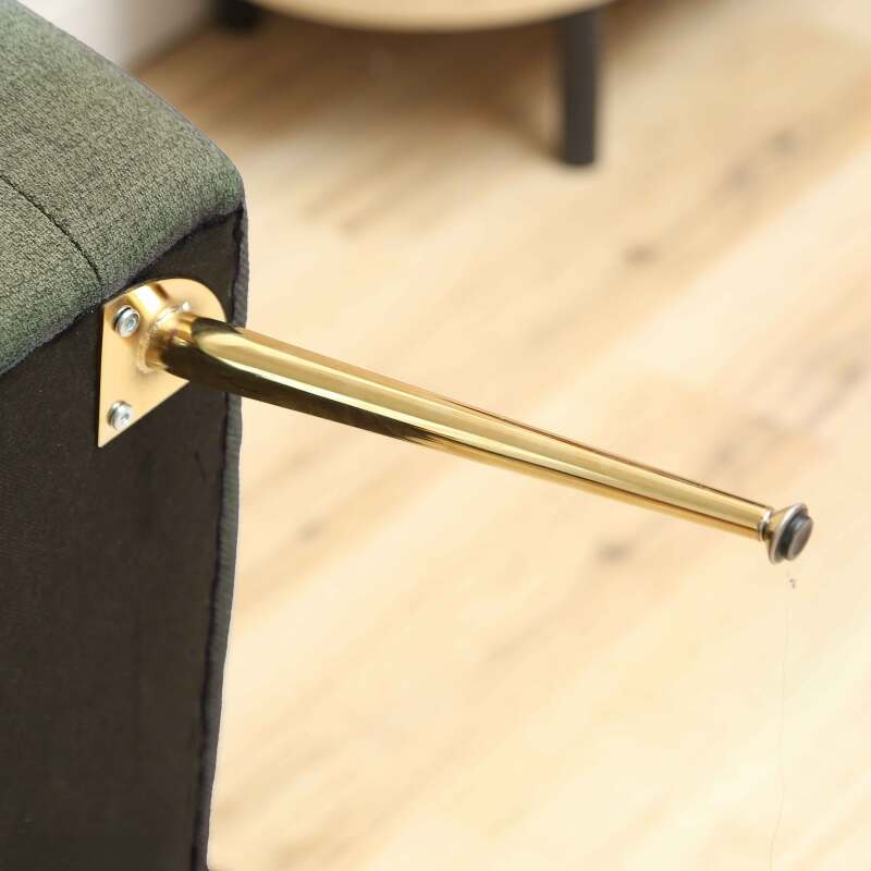 Fauteuil relax en acier et tissu