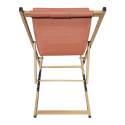 Lot de 2 chiliennes en aluminium inclinables 4 positions