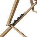 Lot de 2 chiliennes en aluminium inclinables 4 positions