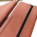 Lot de 2 chiliennes en aluminium inclinables 4 positions