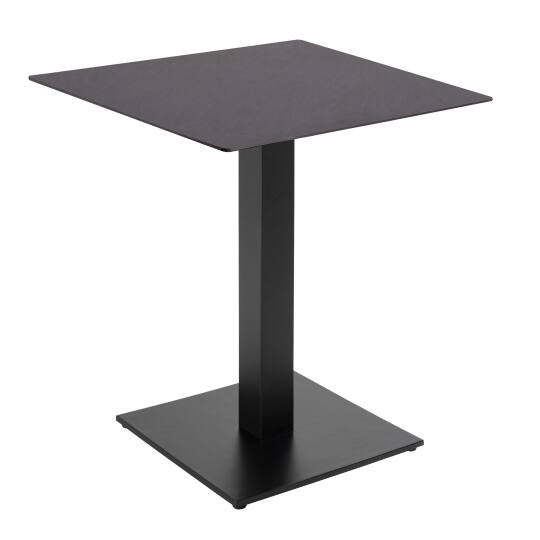 Table à manger 70 x 70 cm en HPL avec revêtement mélaminé