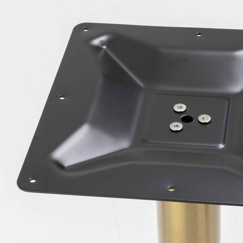 Table à manger 60 x 60 cm en contreplaqué avec revêtement stratifié et bords en aluminium (7/8)