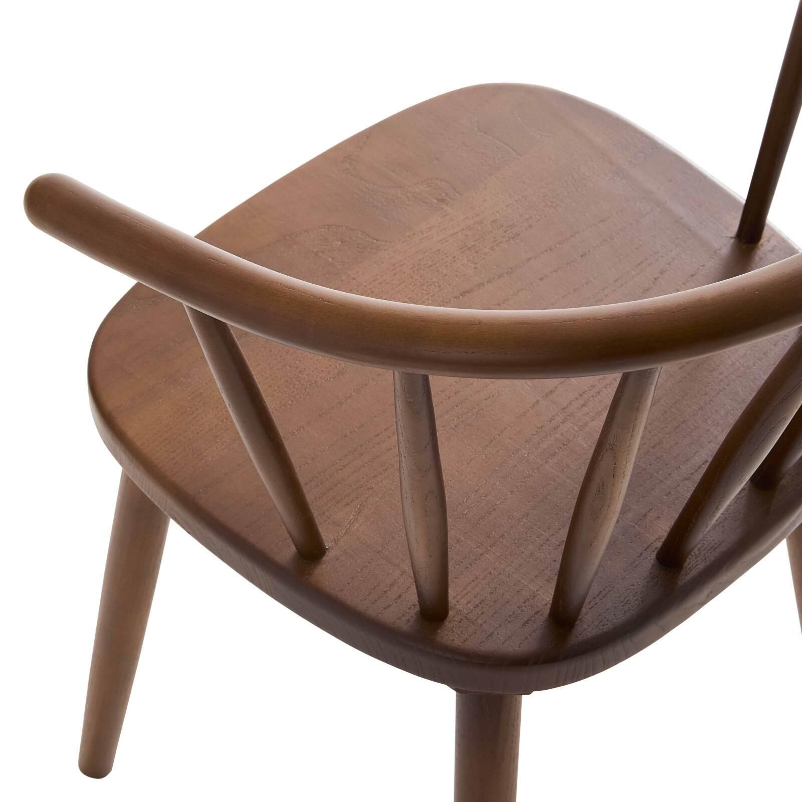 Lot de 2 chaises en bois d'orme