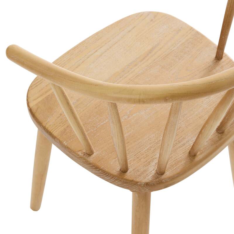 Lot de 2 chaises en bois d'orme (6/8)