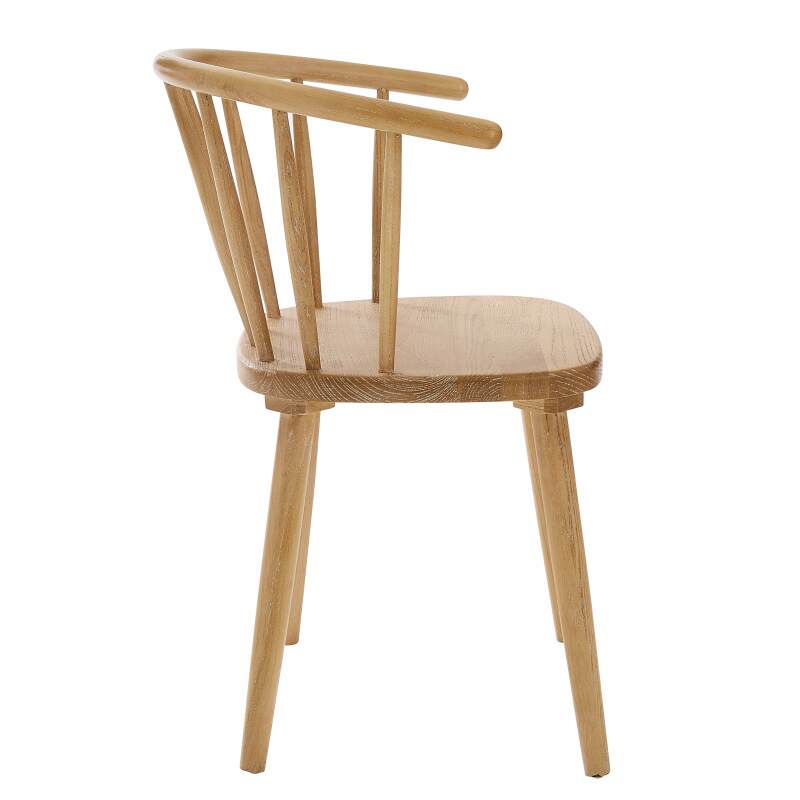 Lot de 2 chaises en bois d'orme (2/8)
