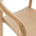 Lot de 2 chaises en bois d'orme naturel