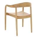 Lot de 2 chaises en bois d'orme naturel