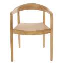 Lot de 2 chaises en bois d'orme naturel