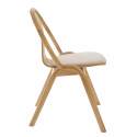 Lot de 2 chaises en bois d'orme et tissu