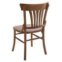 Lot de 2 chaises en bois d'orme foncé