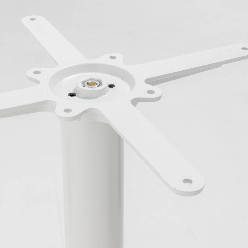 Table ronde Ø60 cm en aggloméré avec revêtement mélaminé