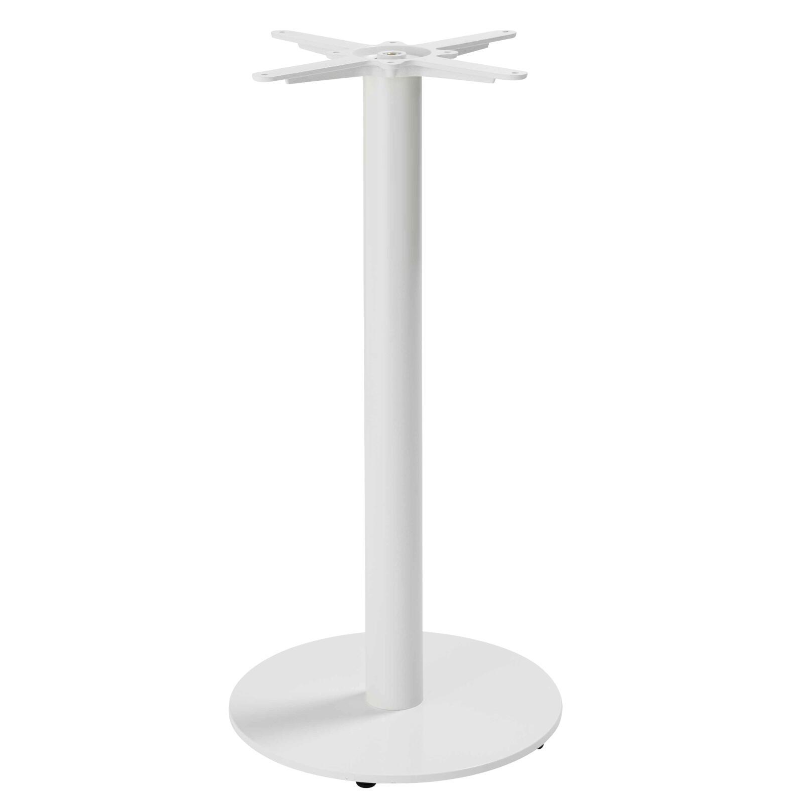 Table haute ronde Ø60 cm en aggloméré avec revêtement mélaminé