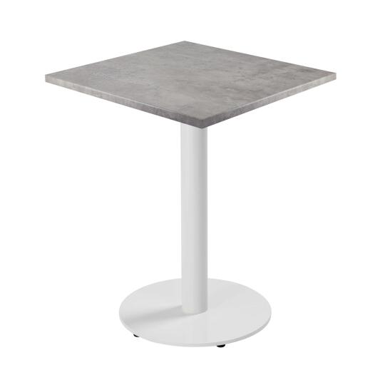 Table à manger 60 x 60 cm en aggloméré avec revêtement mélaminé