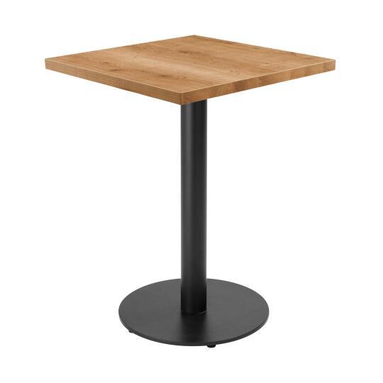 Table à manger 60 x 60 cm en aggloméré avec revêtement mélaminé