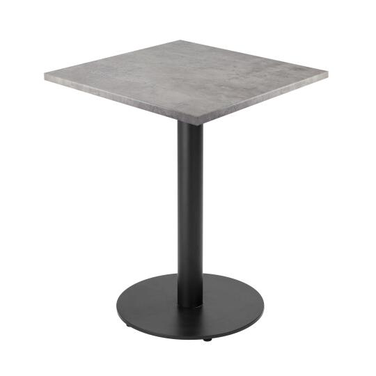 Table à manger 60 x 60 cm en aggloméré avec revêtement mélaminé