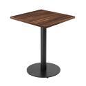 Table à manger 60 x 60 cm en aggloméré avec revêtement mélaminé
