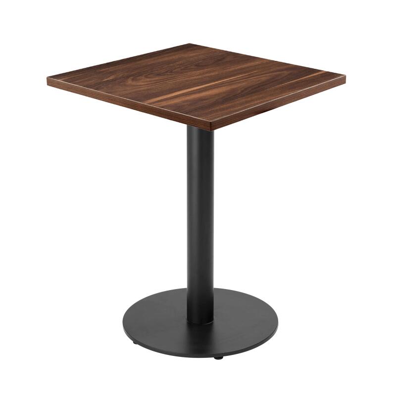 Table à manger 60 x 60 cm en aggloméré avec revêtement mélaminé