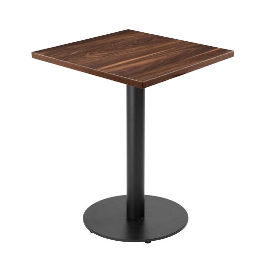 Table à manger 60 x 60 cm en aggloméré avec revêtement mélaminé