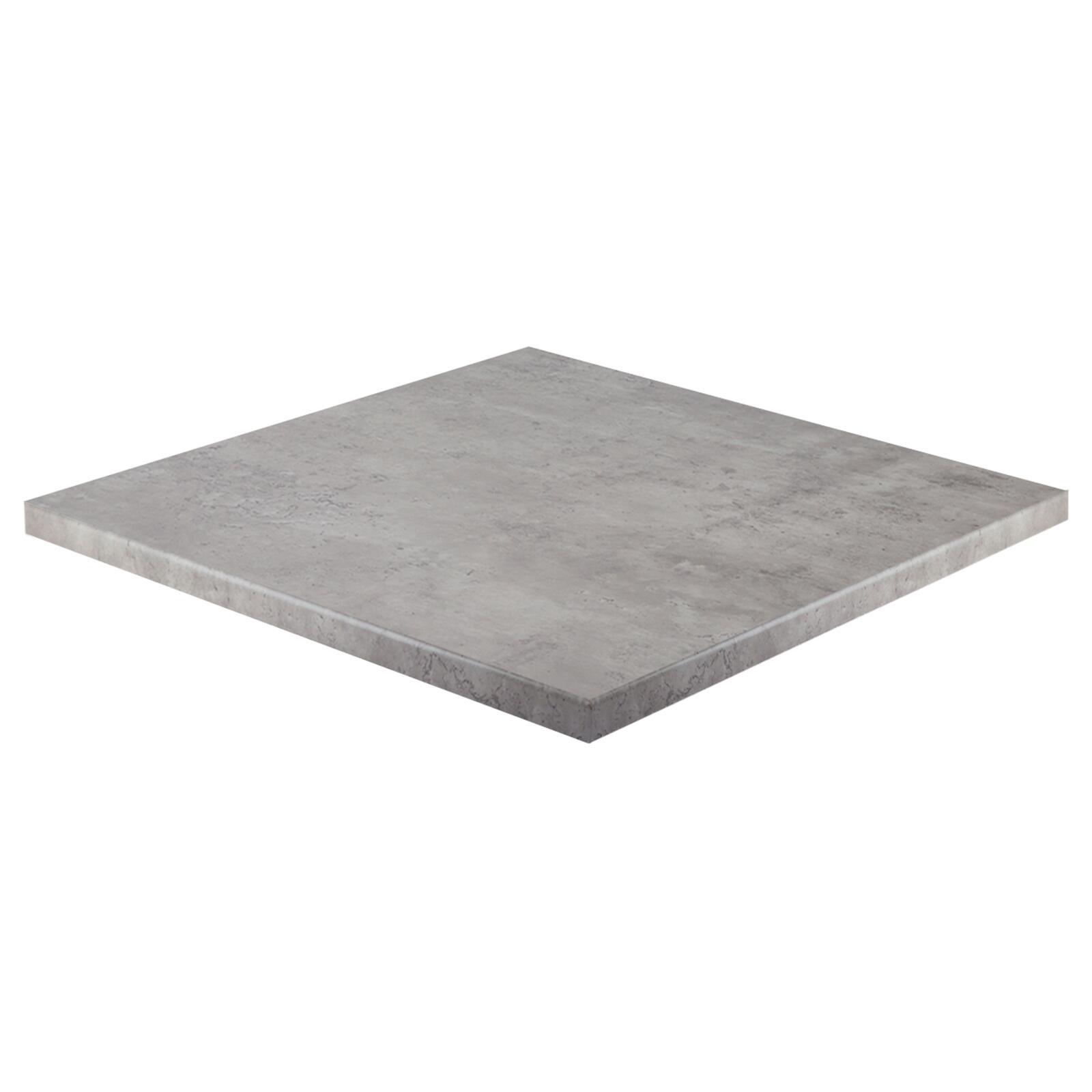 Table à manger 60 x 60 cm en aggloméré avec revêtement mélaminé
