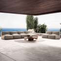 Salon de jardin modulable avec 5 fauteuils et 1 méridienne 