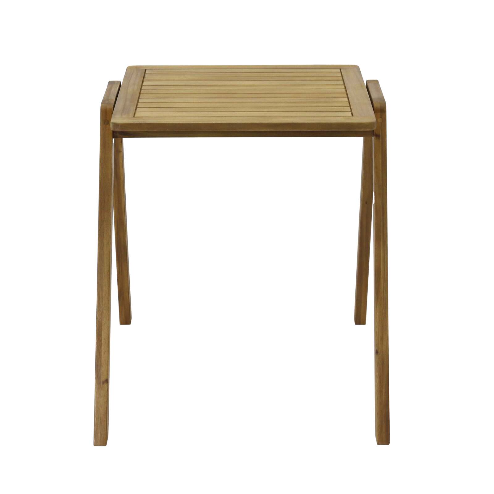 Table de jardin carrée 67 x 80 x 76 cm en bois d'eucalyptus FSC® Table de jardin carrée 67 x 80 x 76 cm en bois d'eucalyptus FSC®