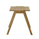 Table de jardin carrée 67 x 80 x 76 cm en bois d'eucalyptus FSC®