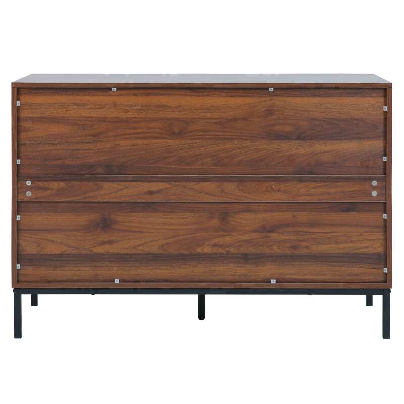 Commode à 6 tiroirs en MDF décor mélaminé 112 cm (3/7)